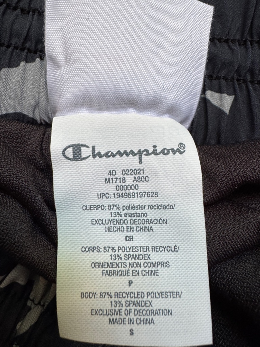 Champion Women's Black & White Camo Running Shorts - Brand New - Size Small - Picture 12 of 12